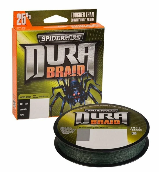 SpiderWire Dura Braid 275m Moss Green Örgü İp - 7