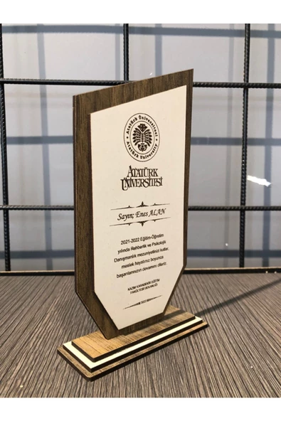 Kişiye Özel Ahşap Plaket - 2