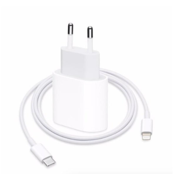 Apple 20w hızlı şarj aleti ve usb-c to lightning şarj kablosu seti , iphone ve ipadler için