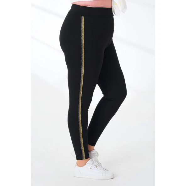 Yüksek Bel Likralı Tayt - 6