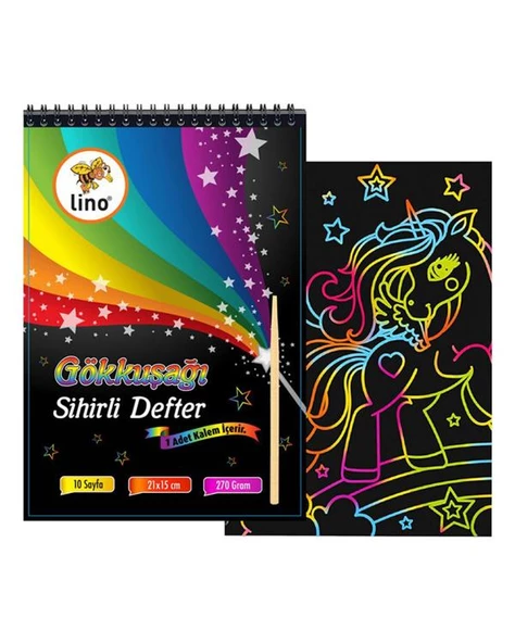 Lino Sihirli Defter A5 10 Yaprak 2741J - 2