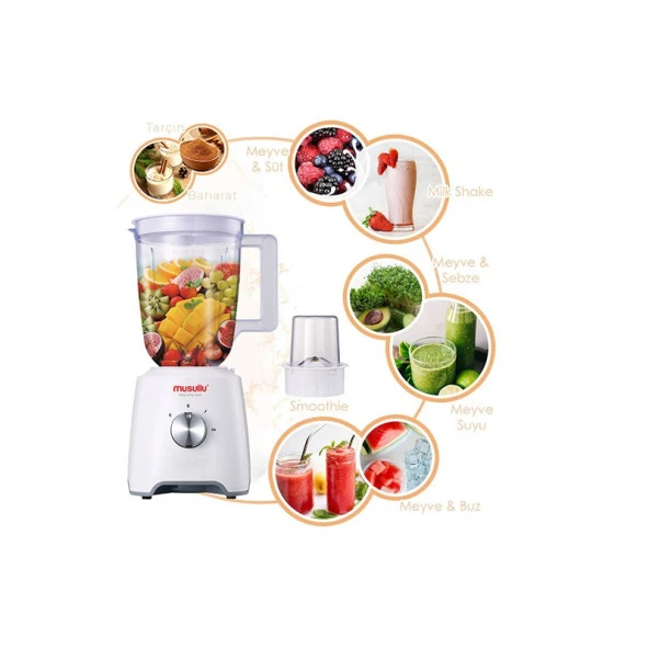 Musullu MSL 2035 BL  1.5 L 500 W Blender