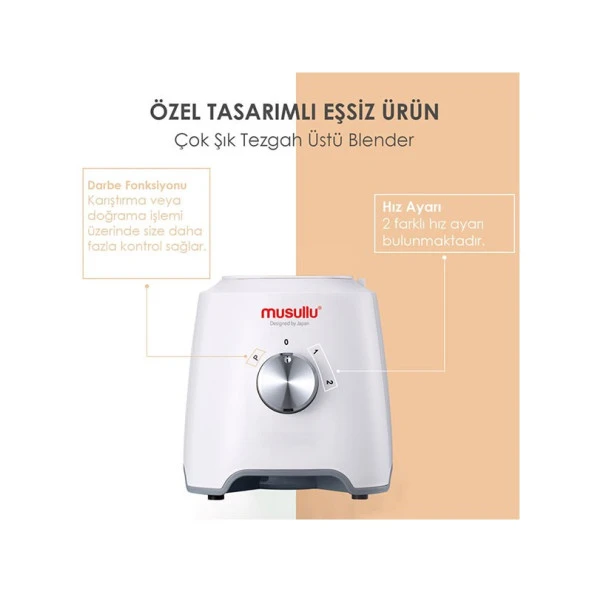 Musullu MSL 2035 BL 1.5 L 500 W Blender - 3