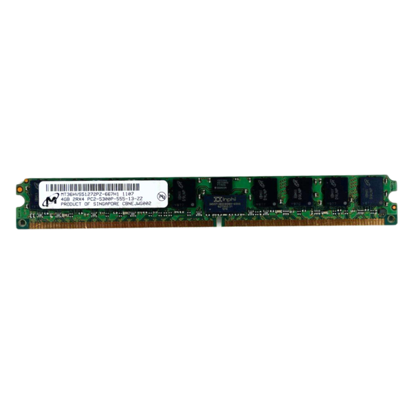 2. EL Micron 4GB DDR2-667 MT36HVS51272PZ-667H1 RDIMM PC2-5300 ECC SERVER RAM