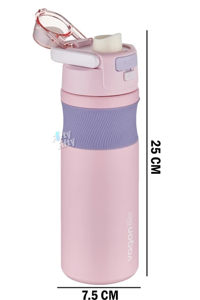 Vagonlife 580 ML Çelik Termos Pipetli/Pipetsiz(Rahat İçim) Kaydırmaz Gövde-FFVGN033580ML - 11