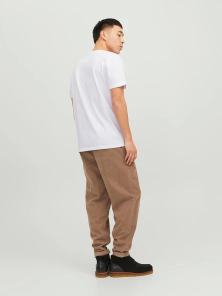 JACK JONES Yazılı Erkek Bisiklet Yaka Tişört 12151955 - 2