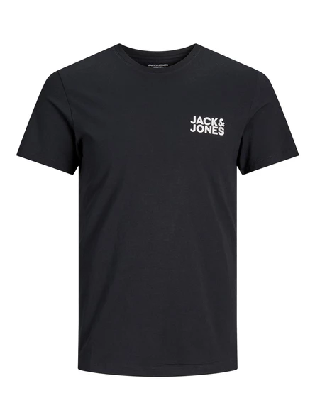 JACK JONES Yazılı Erkek Bisiklet Yaka Tişört 12151955 - 2