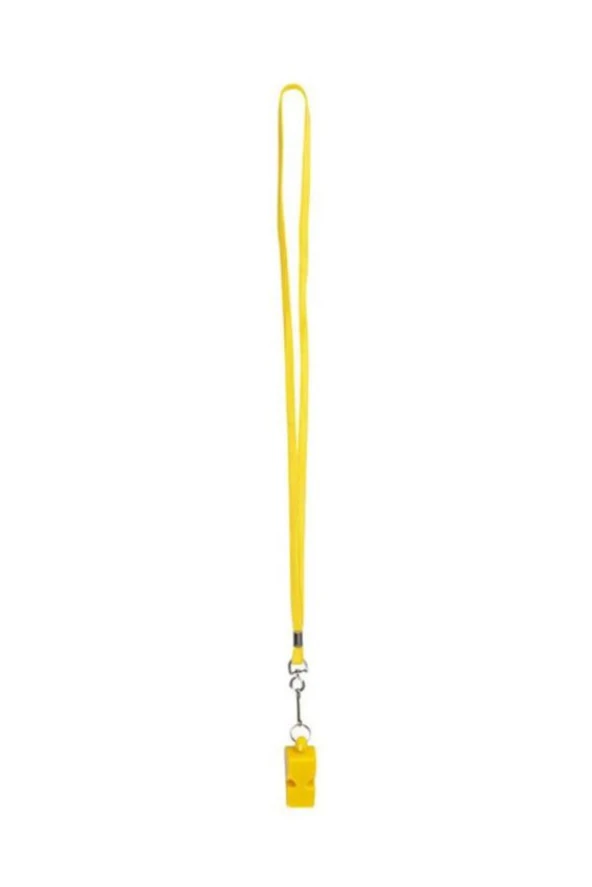 TRYON DK-100 İpli Plastik Hakem Düdük Sarı - 2