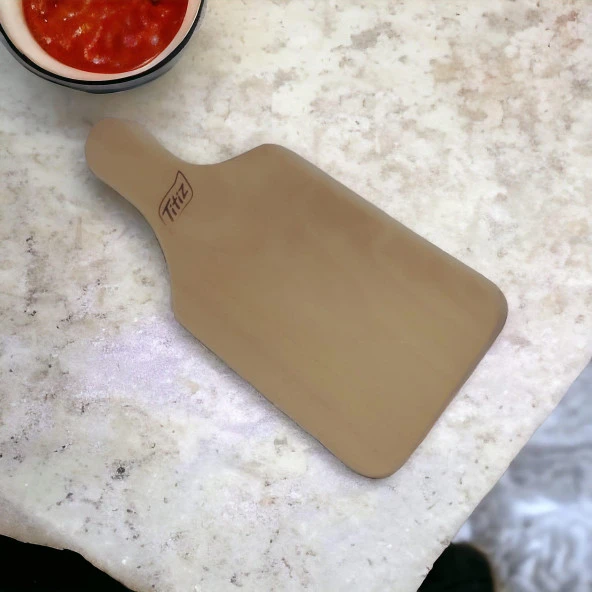 Ahşap Kesim Panosu Ahşap Saplı Peynir Sunum Tahtası Doğal Sunum Tablası - 2