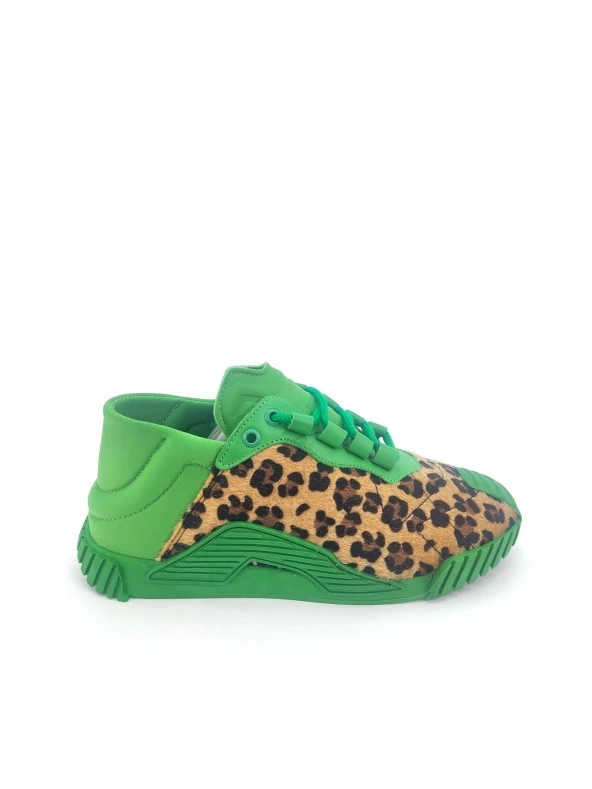 Calido Yeşil Gerçek Deri-Lepar Kadın Spor Ayakkabı