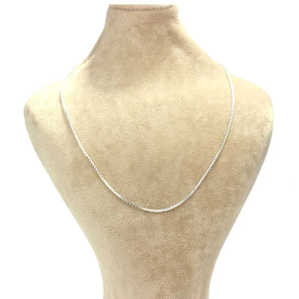 925 Ayar Gümüş Küp Zincir ürün görseli