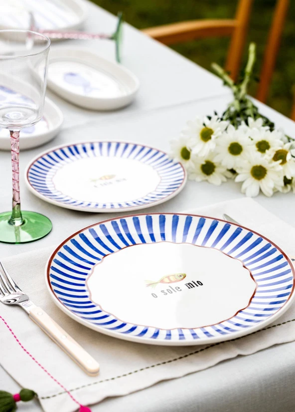 The Mia Fish Servis Tabağı 6lı Set 26 cm - 2