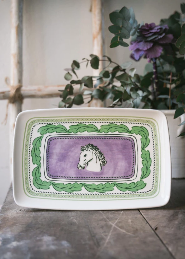 The Mia Provence Dikdörtgen Servis 34x25 cm PRC0015 - Resim 3