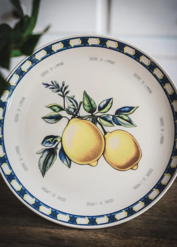 The Mia Odore Di Limone Servis Tabağı 6lı Set 26 cm ODL004 - Resim 4