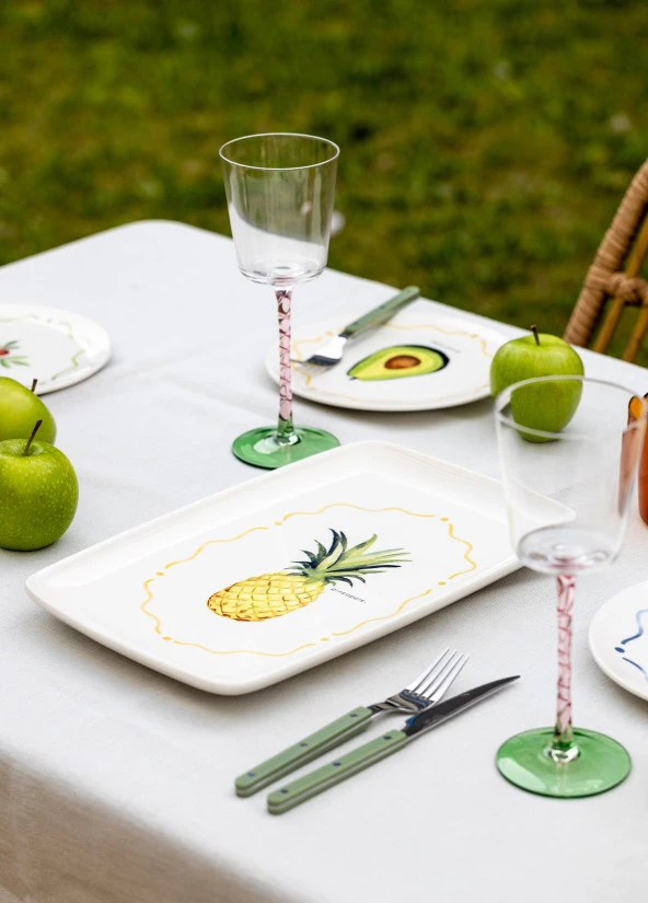 The Mia Furutta Dikdörtgen Servis 34x25 cm - Resim 2