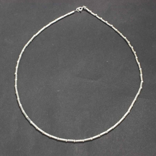 925 Ayar Gümüş Zarif Kolye - Resim 4