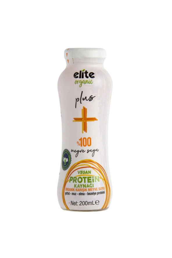 ELİTE NATUREL Elite Organik Proteinli Meyve Suyu Tropic 200 Ml