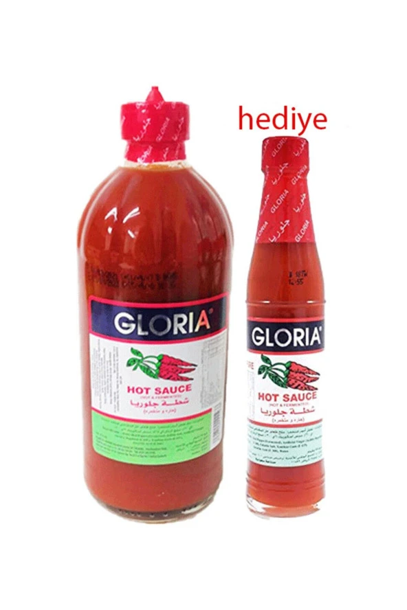 GLORİA Bir Adet Acı Sos 474Ml + Acı Sos 88 Ml Bedava