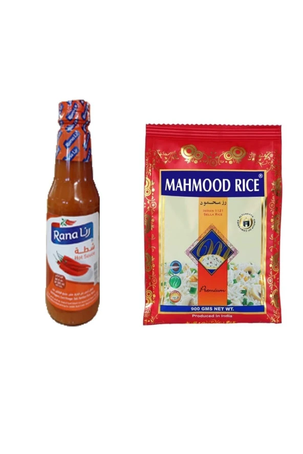 RANA Acılı Sos 180 Ml Mahmood Rice Pirinç 900 Gr