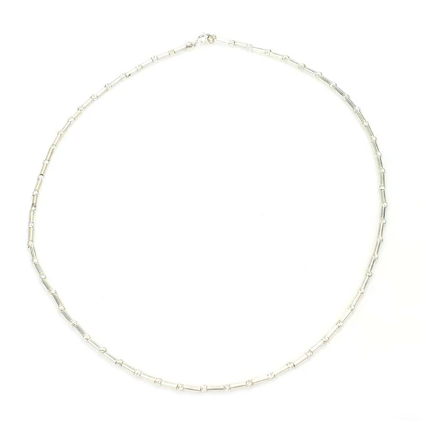 925 Ayar Gümüş Zarif Kolye - Resim 3