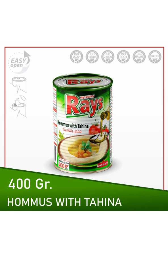 RAYS Tahinli Nohut Ezmesi (Humus) 400 G