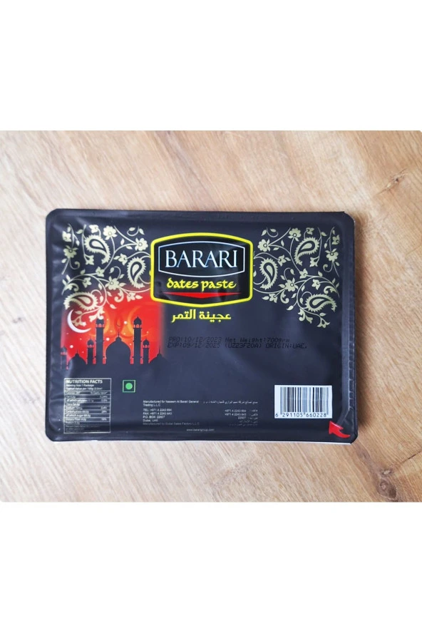 BARARI Hurma Ezmesi 700Gr