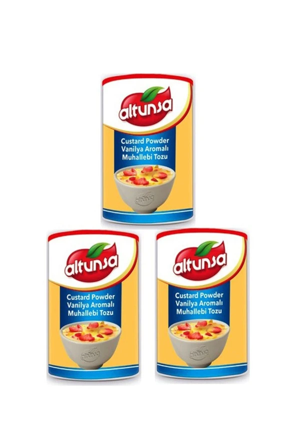 ALTUNSA Muhallebi Tozu 250 Gr 3'Lü