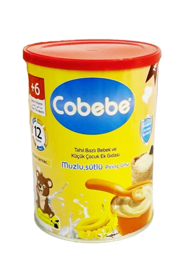 COBEBE Bebek Maması Muzlu Sütlü 400 Gr