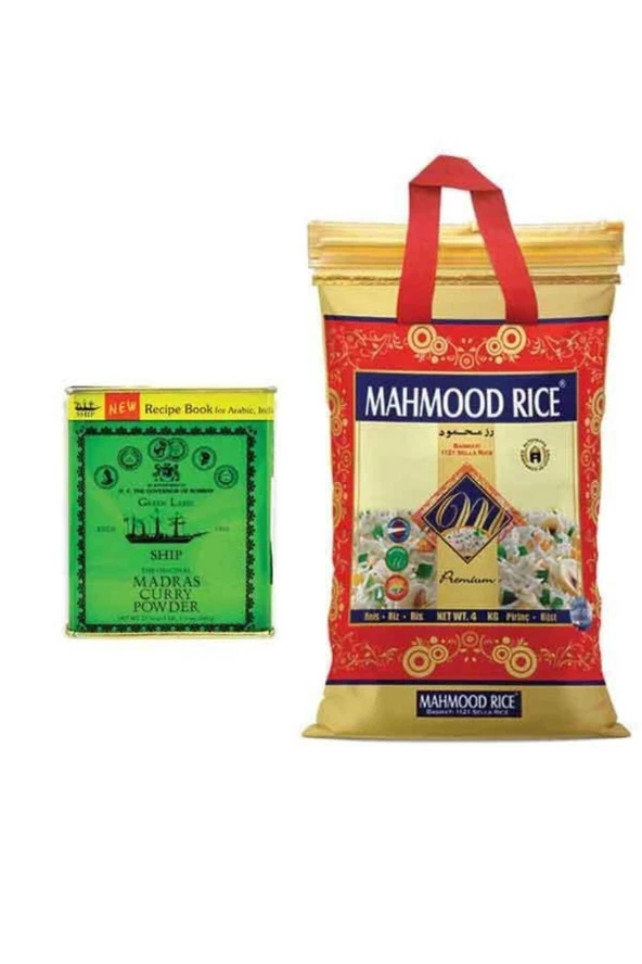 MADRAS Mahmood Rice Basmati Pirinç 4 Kg Hınt Körı 125 Gr "Orjınal"