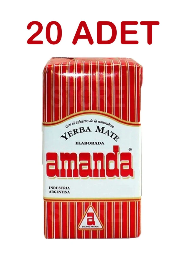 AMANDA Yerba Mate 250 Gr X 20 Adet "Orjınal"