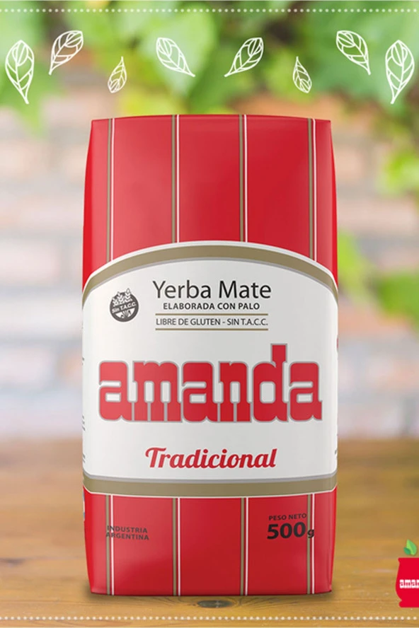 AMANDA Yerba Mate 250 Gr X 10 Adet "Orjınal" - 3