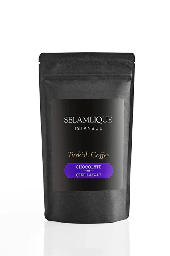 SELAMLİQUE Çikolatalı Türk Kahvesi Kraft Poşet 125G - 1