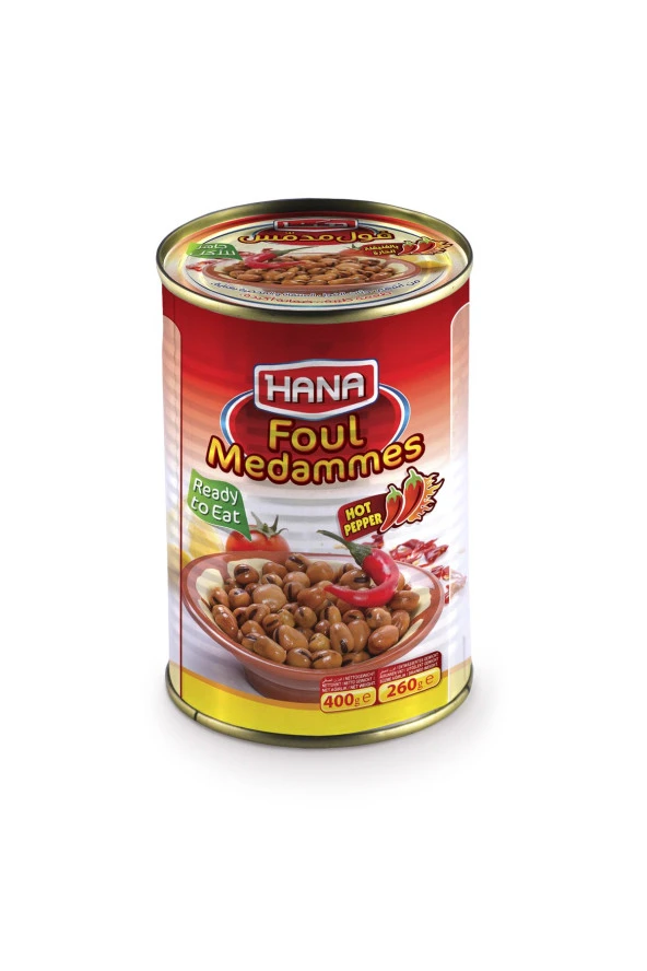 HANA Bakla Konservesi Acili 400Grx3 Adet