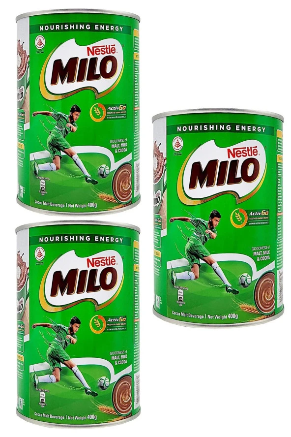 NESTLE Mılo Sütlü Sıcak Çikolata Tozu 400 Gr X 3 Adet "Orıjınal" - 3