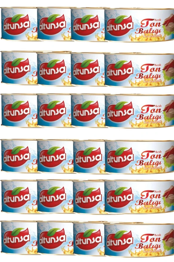 ALTUNSA Ton Balığı Acılı 24 Adet × 160 Gr