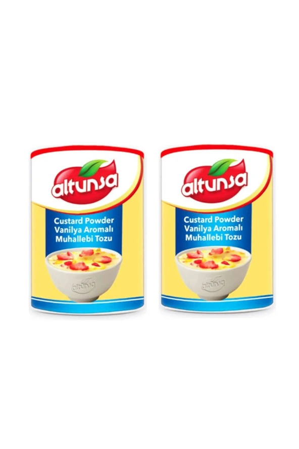 ALTUNSA Custard Powder Vanılya Aromalı Muhallebı Tozu 250 Gr X 2Adet