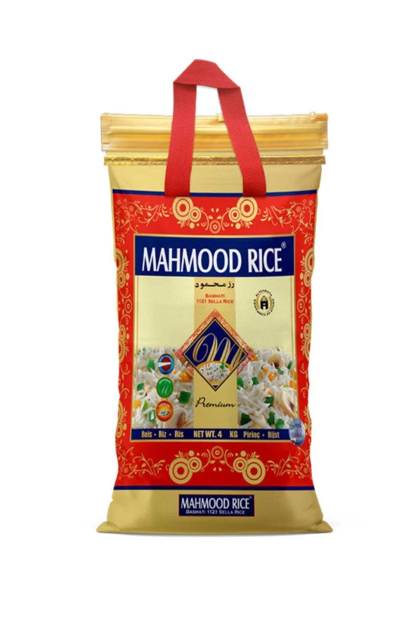 MAHMOOD RICE 1121 Basmati Pirinç 4 Kg X 2 Adet