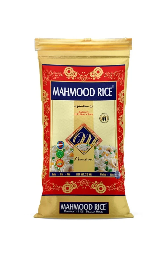 MAHMOOD RICE Basmati 1121 Pirinç 20 Kg