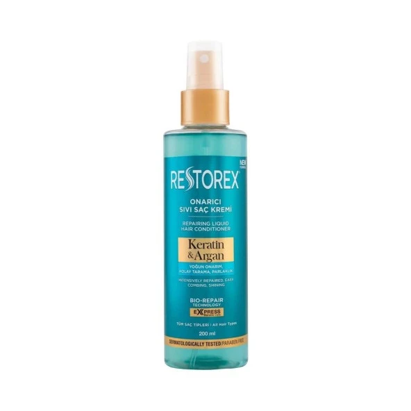 Restorex Sıvı Saç Kremi Keratin Argan 200 Ml