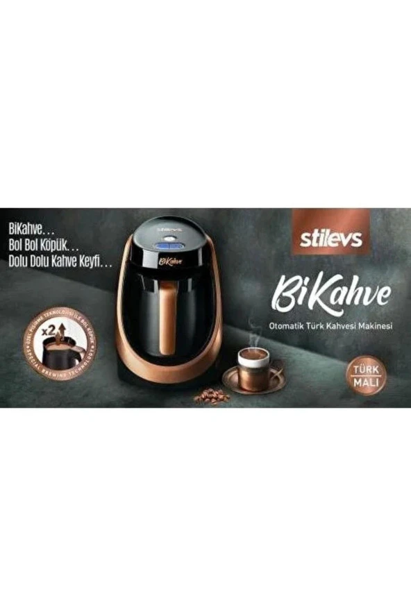 Stilevs Bikahve Kahve Makinesi Bakır - 4
