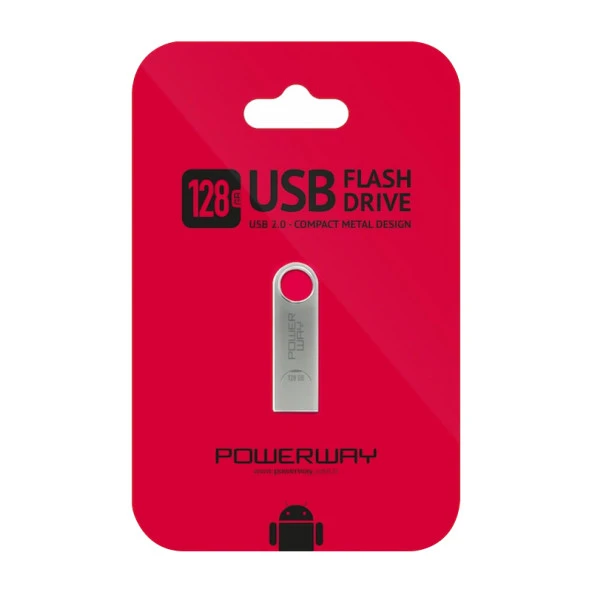 Powerway PW-128 128 GB USB 2.0 Flash Bellek - 3