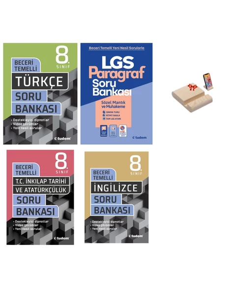 LGS 8. Sınıf Beceri Temelli Soru Bankası Sözel Dersler 4lü Set