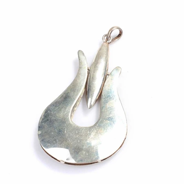 925 Ayar Gümüş Lale Model Kolye Ucu ürün görseli