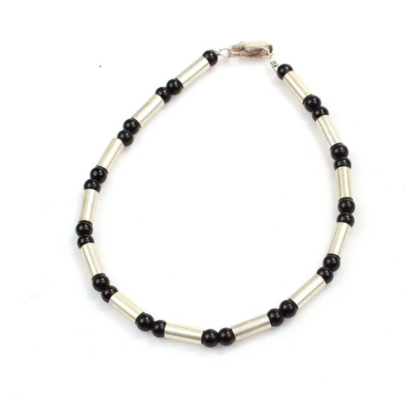 925 Ayar Gümüş Oniks Taşlı Bileklik ürün görseli 1