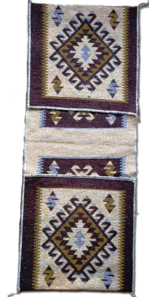 Motosiklet Heybe Çanta, Antik Kilimden Üretilmiş, Iki Gözlü, farklı renklerde - 5