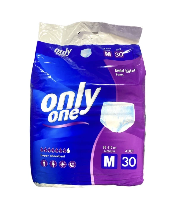 ONLYONE EMİCİ KÜLOT HASTA BEZİ MEDIUM  30