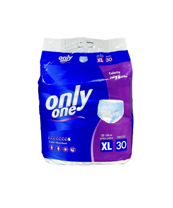 ONLYONE EMİCİ KÜLOT HASTA BEZİ XLARGE  30