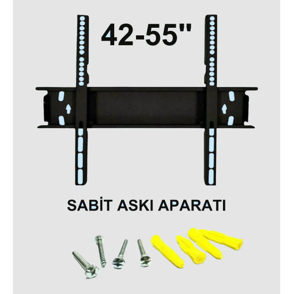 E-SAT 42'' 55'' 106-128 EKRAN ÜNİVERSAL SABİT ASKI APARATI