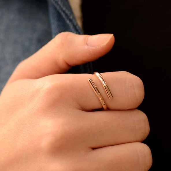 14k Altın Sade Yüzük ürün görseli