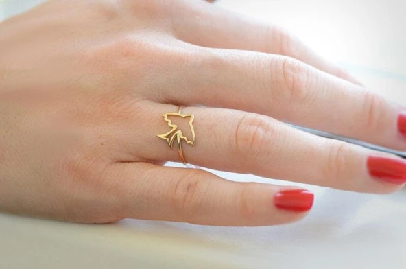 Kuş Figürlü Eklem Yüzük - Resim 3